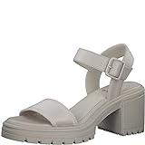 s.Oliver 5-5-28327-20, Sandalia Mujer, Crema, 39 EU