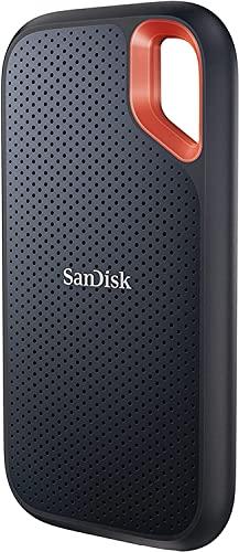 SanDisk 1TB Extreme SSD portátil, USB-C USB 3.2 Gen 2 Memoria de estado sólido NVMe externa hasta 1050 MB/s Clasificación IP65 de resistencia al agua y al polvo