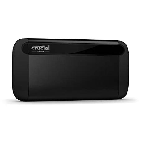 Crucial X8 SSD Portátil 1TB - Hasta 1050MB/s - PC y Mac - Unidad de Estado Sólido Externa USB 3.2 - CT1000X8SSD9