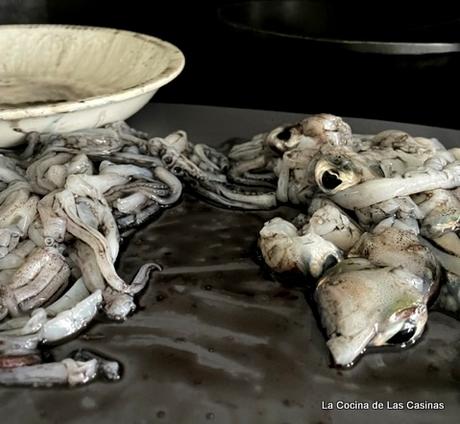 Chipirones de Potera de Tapia rellenos en Salsa Americana byJose: #lospecesdejavi