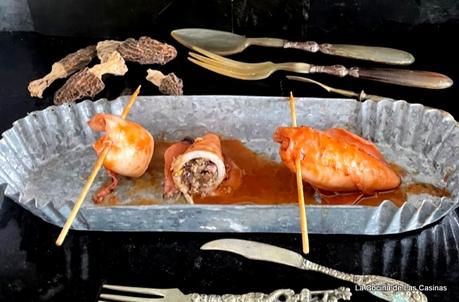 Chipirones de Potera de Tapia rellenos en Salsa Americana byJose: #lospecesdejavi