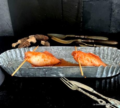 Chipirones de Potera de Tapia rellenos en Salsa Americana byJose: #lospecesdejavi