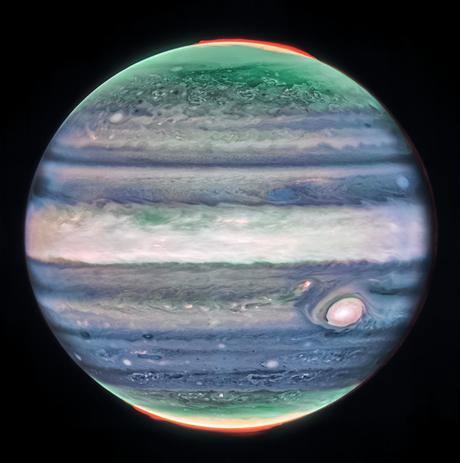 El telescopio James Webb ha descubierto una peculiaridad nunca antes vista en la atmósfera de Júpiter