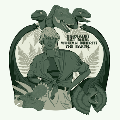 Celebrando el trigésimo aniversario de Jurassic Park con Threadless