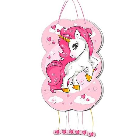 Piñata de Unicornio para Cumpleaños Infantil, Ideal para Rellenar con Juguetes y Chuches, Tamaño Grande 43x31 cm