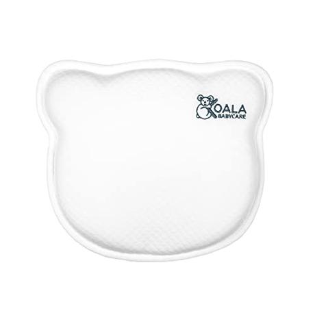 KOALA BABYCARE Almohada para bebés para Ayudar a prevenir y Tratar la plagiocefalia, de Funda Extraible (con Dos Fundas) Hecha de Memory Foam