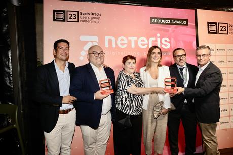 Neteris y Angulas Aguinaga ganan el premio al Mejor Proyecto del año 2023 en la categoría de Aplicaciones Oracle