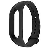 OcioDual Correa de Repuesto Compatible con Xiaomi Mi Smart Band 3 4 Negra Recambio Silicona Suave Flexible Pulsera Brazalete