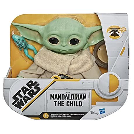 Star Wars Juguete de Peluche Que Habla de El Niño Sonidos del Personaje y Accesorios, Juguete de The Mandalorian para niños a Partir de 3 años