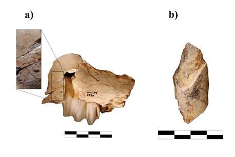 Un restaurante neandertal con su menú del día