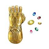 Guantelete del infinitom, Guante Thanos War Infinity Gems con 6 Piedras LED extraíbles, Diseño de imán, 3 Modos de Flash, Accesorios de Fiesta de Cosplay de Bar,Kids