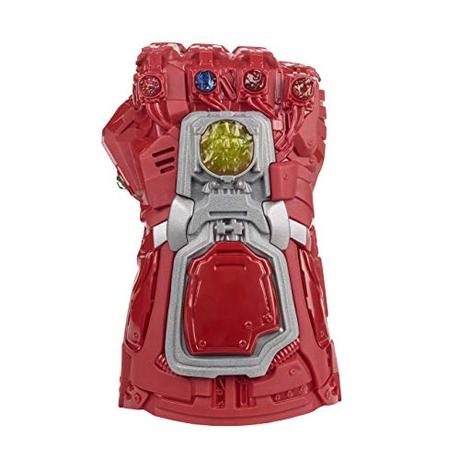 Avengers Marvel Endgame Red Infinity Gauntlet Electronic Fist Roleplay Toy with Lights and Sounds for Children Aged 5 and Up