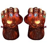 Guantes de Thanos para Niños, Juguete de Boxeo de Felpa de Superhéroe,Big Infinity Stones,Smasher Hands, Guantes de Boxeo para Niños Puño, Adecuado para la Interacción de Adultos y Niños (30 * 18,5cm)