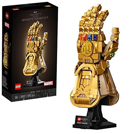 LEGO 76191 Marvel Guantelete del Infinito, Maqueta del Guante de Thanos de los Vengadores, Regalo para Hombres y Mujeres y Frans de Superhéroes, Set de Construcción para Adultos Coleccionable