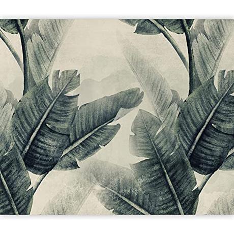 murando Fotomurales tropical Hojas 400x280 cm XXL Papel pintado tejido no tejido Decoración de Pared decorativos Murales moderna Diseno Fotográfico Planta Jungle Naturaleza como pintado b-C-0952-a-b
