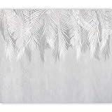 murando Fotomurales Hojas Tropicales 350x256 cm XXL Papel pintado tejido no tejido Decoración de Pared decorativos Murales moderna de Diseno Fotográfico Palmeras Blanco b-A-0762-a-a