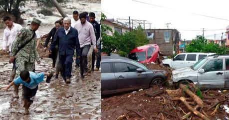 Huracán «Otis» arrasa Acapulco dejando 27 fallecidos: AMLO visita la zona siniestrada