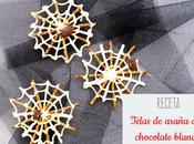 Telarañas chocolate para halloween