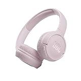JBL TUNE 510BT – Auriculares inalámbricos on-ear con tecnología Bluetooth, ligeros, cómodos y plegables, hasta 40h de batería, Siri y Asistente de Google, con conexión multipunto, rosa