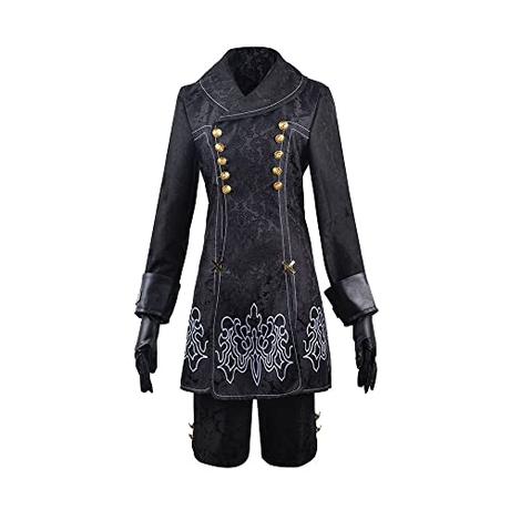 El Mejor 10 nier automata de 2024: La Elección de los Especialistas OSIAS Disfraz de Cosplay de 9S de NieR: Automata - Réplica con Tamaño Preciso y Mejorada(M)