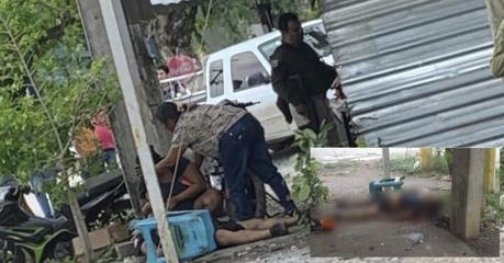 Ejecución a balazos de joven en el municipio de Tamuín