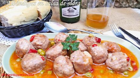 Albóndigas en salsa de sidra