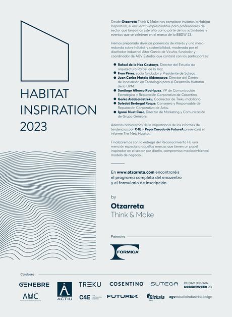 Llega Habitat Inspiration, el nuevo evento inspirador del sector en Bilbao Llega Habitat Inspiration, el nuevo evento inspirador del sector en Bilbao