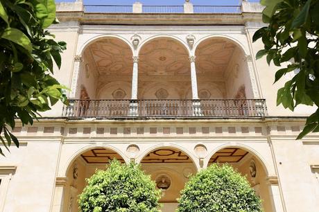 La Casa de Pilatos (28): La Logia norte del Jardín grande. La Casa de Pilatos (28): La Logia norte del Jardín grande.