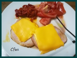 Lomo de Sajonia a la plancha con queso fundido