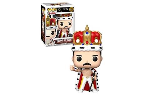 Funko POP! Rocks: Freddie Mercury King Collectible Toy - Reina - Figuras Miniaturas Coleccionables Para Exhibición - Idea De Regalo - Mercancía Oficial - Juguetes Para Niños Y Adultos - Fans De Music