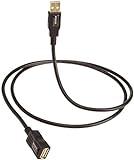 Amazon Basics Cable alargador 2.0 USB-A (3 m), Negro