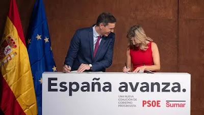 PSOE y Sumar, de acuerdo para un nuevo Gobierno progresista… PSOE y Sumar, de acuerdo para un nuevo Gobierno progresista…