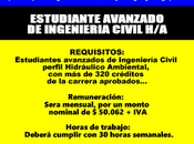 Estudiante avanzado ingenieria civil