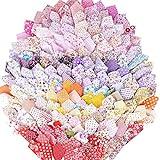 MEJOSER - 200 piezas de tela patchwork cuadrada Patchwork 10 x 10 cm de algodón mixto para Patchwork Quilting Ocio creativo (Style-A)