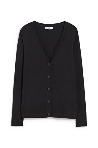 C&A Mujer Cárdigan Negro XS