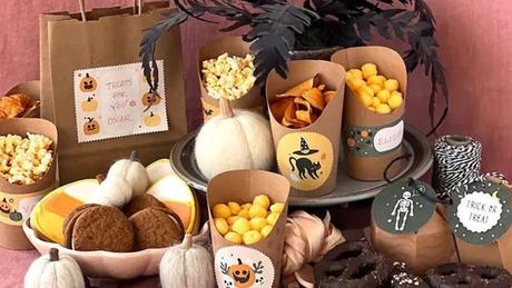 Decoración para una fiesta infantil de Halloween que puedes imprimir gratis!