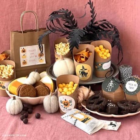 Decoración para una fiesta infantil de Halloween que puedes imprimir gratis!