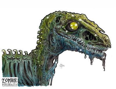 Los dinosaurios zombie de Rob Sacchetto