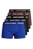 Jack & Jones Jacblack Friday Trunks 5 Pack Ltn Bóxer, Multicolor, XL para Hombre