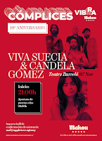 Concierto de Viva Suecia y Candela Gómez en el Teatro Barceló dentro de Cómplices Vibra Mahou