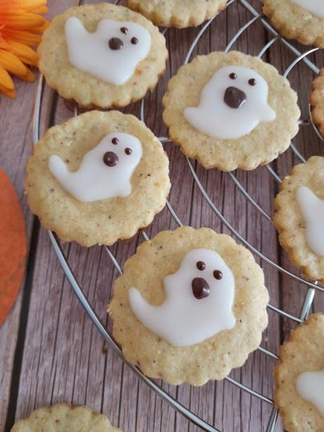 Galletas fantasma de pistacho