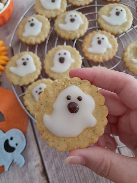 Galletas fantasma de pistacho