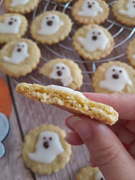 Galletas fantasma de pistacho