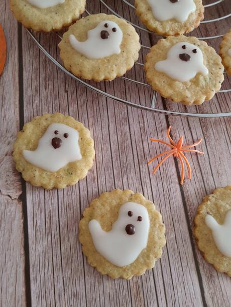 Galletas fantasma de pistacho