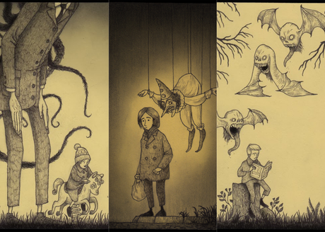 JOHN KENN: Monstruos bajo la cama | ILUSTRADORES