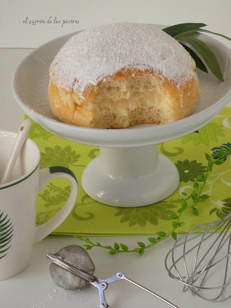 Ensaimada de Crema Pastelera