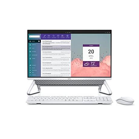 Dell Inspiron 5400 - Ordenador All-in-One de 23,8'' Full HD (Intel Core i3-1115G4, Intel Iris Xe Graphics, 8 GB RAM, 256 GB SSD, Cámara HD, Windows 11 Home), Metálica - Ratón y teclado incluidos