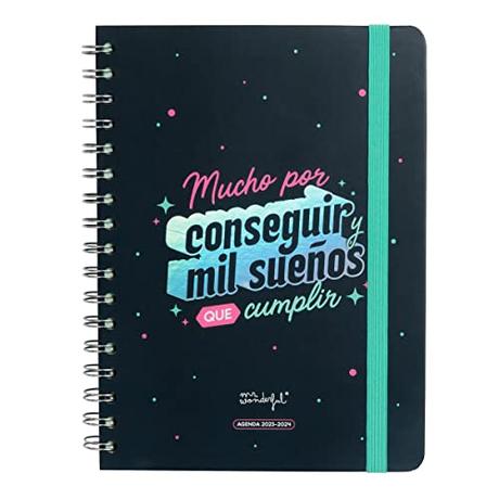 Mr. Wonderful, Agenda Wonder 2023-2024 Semanal, Mucho por conseguir y mil sueños que cumplir