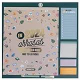 Mr.Wonderful Calendario de pared magnético 2024, En 2024 arrasas y verás lo bien que te lo pasas, 34 x 35 x 0,5