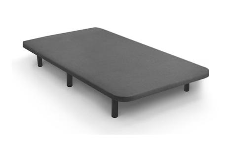 Base tapizada, medidas 90 x 190 cm color gris